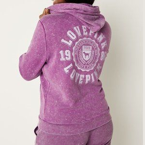 Brand-new w/tags - Victoria's Secret PINK Everyday Lounge Full-Zip - Size L